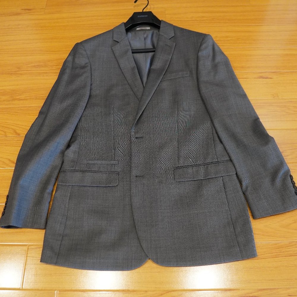 Express 2 piece Gray Suit - Gray Slacks 32x32 and Blazer 42L